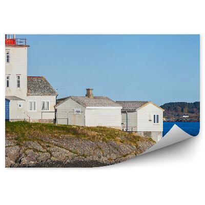 Fototapet perete Far mare norvegia cer albastru