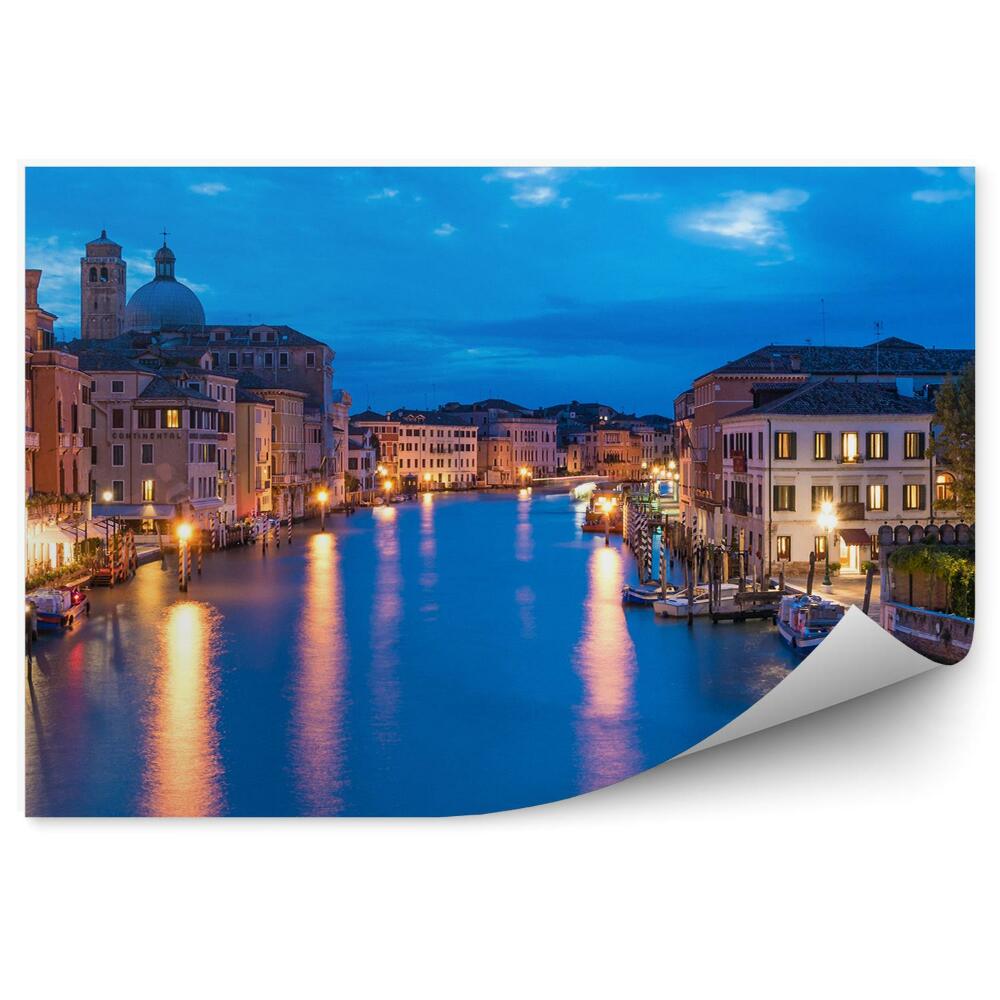 Fototapet perete Orașul apus de soare luminează Veneția