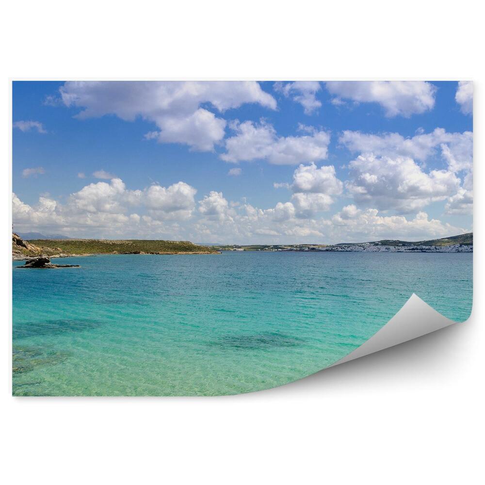 Fototapet vintage Munții Golf Mare Cer Nori