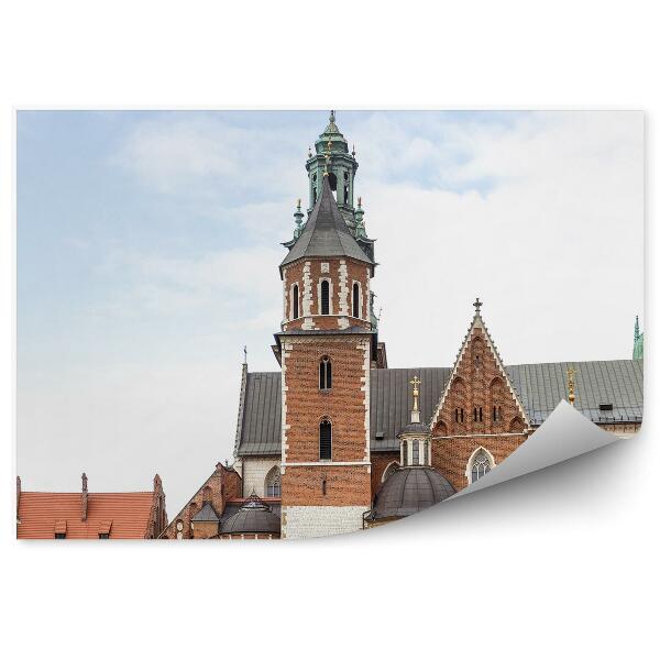 Fototapet perete Catedrala Wawel Clădiri Nori Cracovia