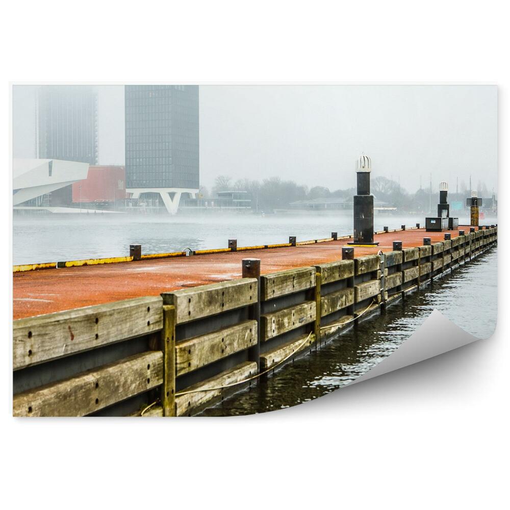 Fototapet pentru perete dig arhitectură urbană ceată