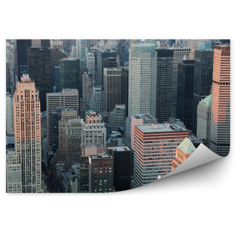 Fototapet Fotografie aeriană a clădirilor de arhitectură ale orașului