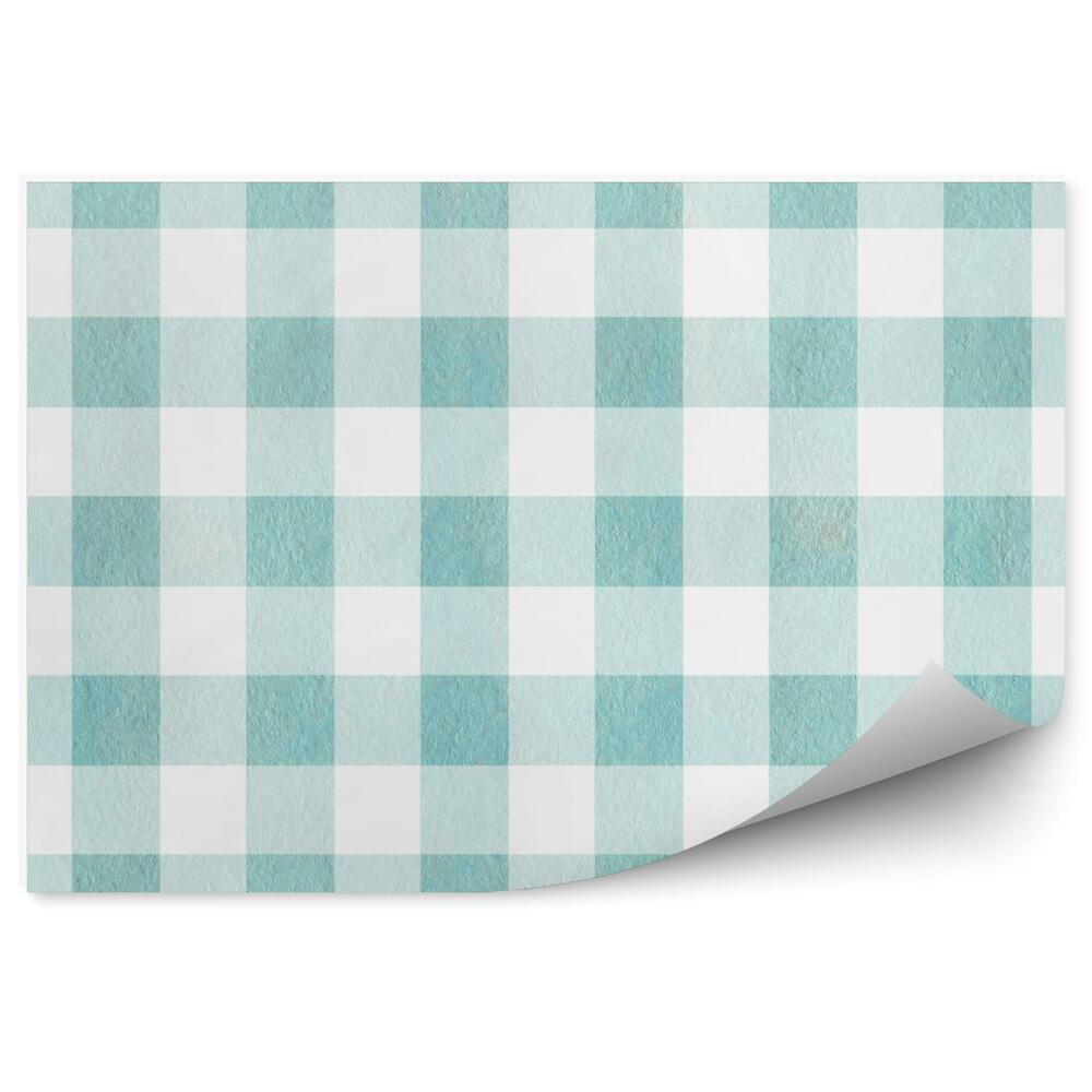 Fototapet perete Liniile De Grilă Verzi Cubează Fundal Alb