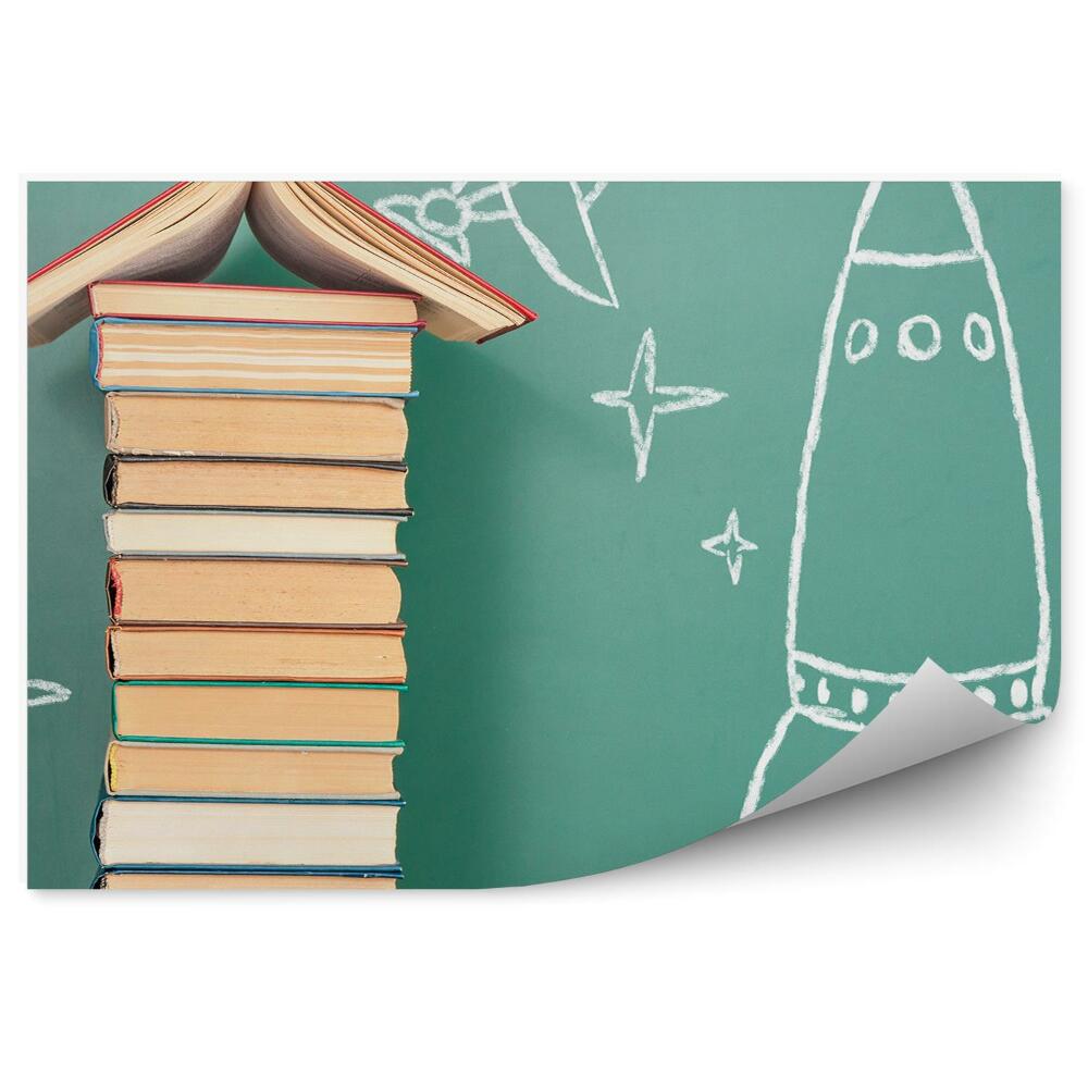 Fototapet pentru perete Carte rachetă