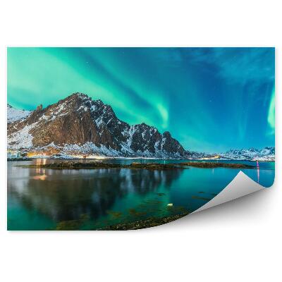 Fototapeta Zorza nad fiordem