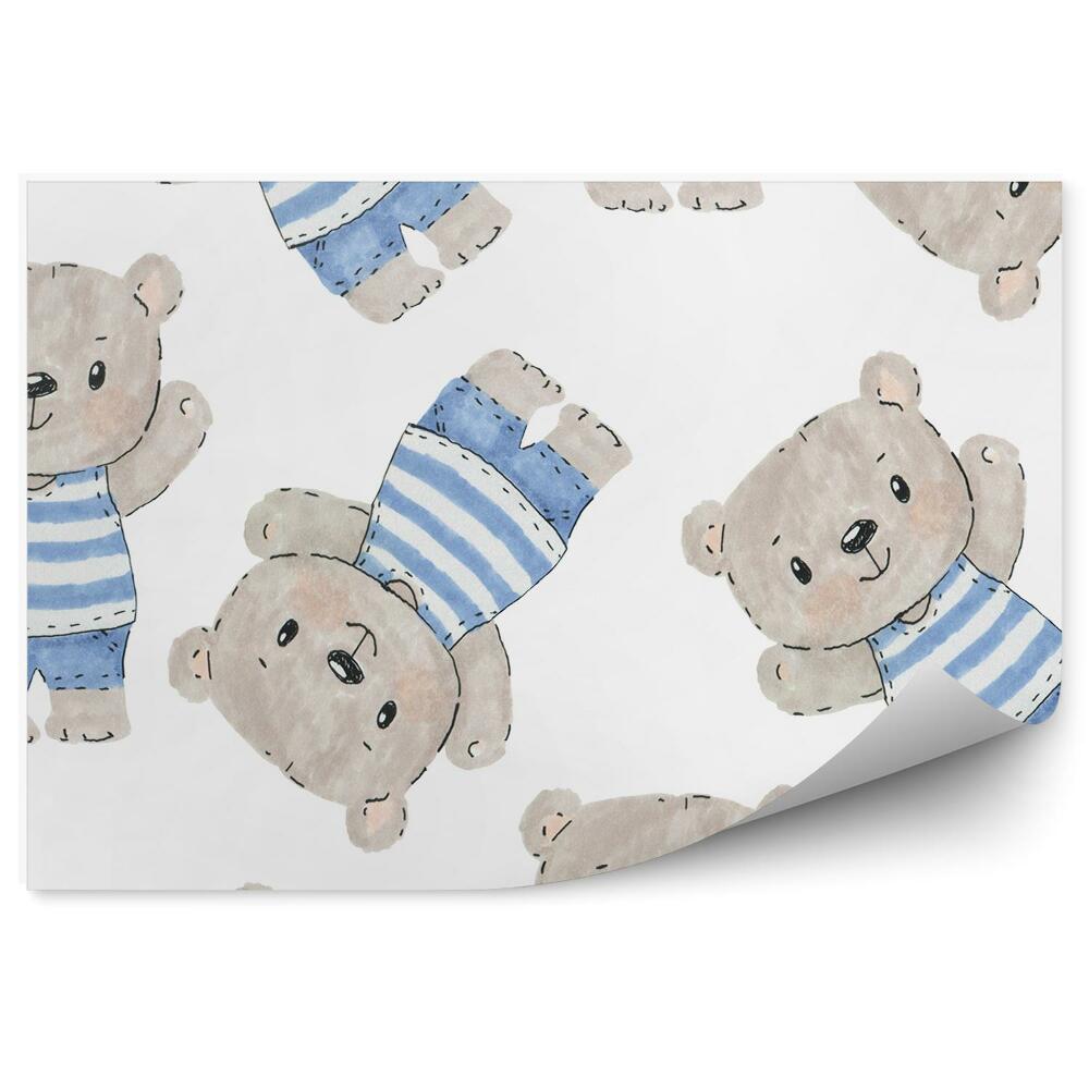 Fototapet pentru perete Drăguți ursuleți de pluș