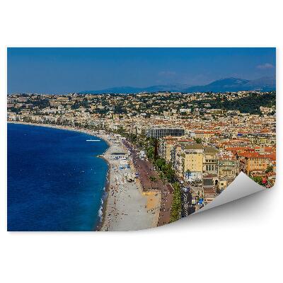 Fototapet vintage Orașul Coastei Turiștilor De Mare De Vară