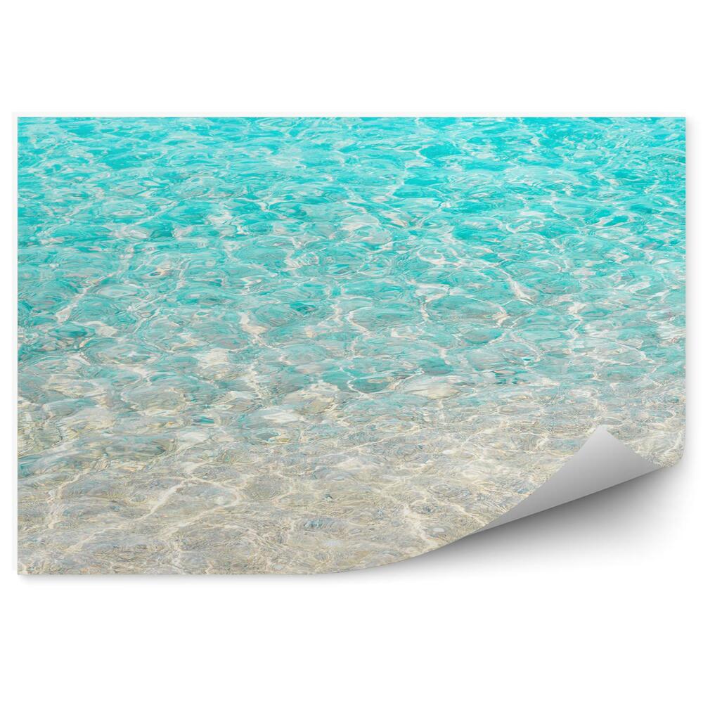 Fototapet vintage Apa De Mare Transparenta