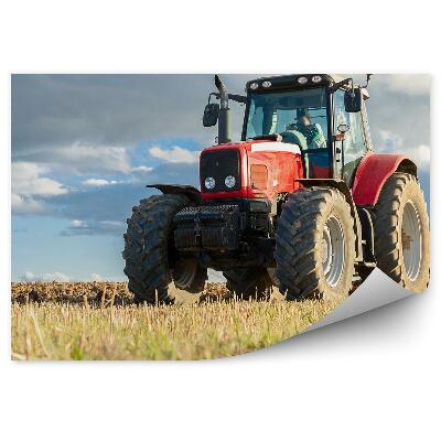 Fototapet Tractor pe un câmp