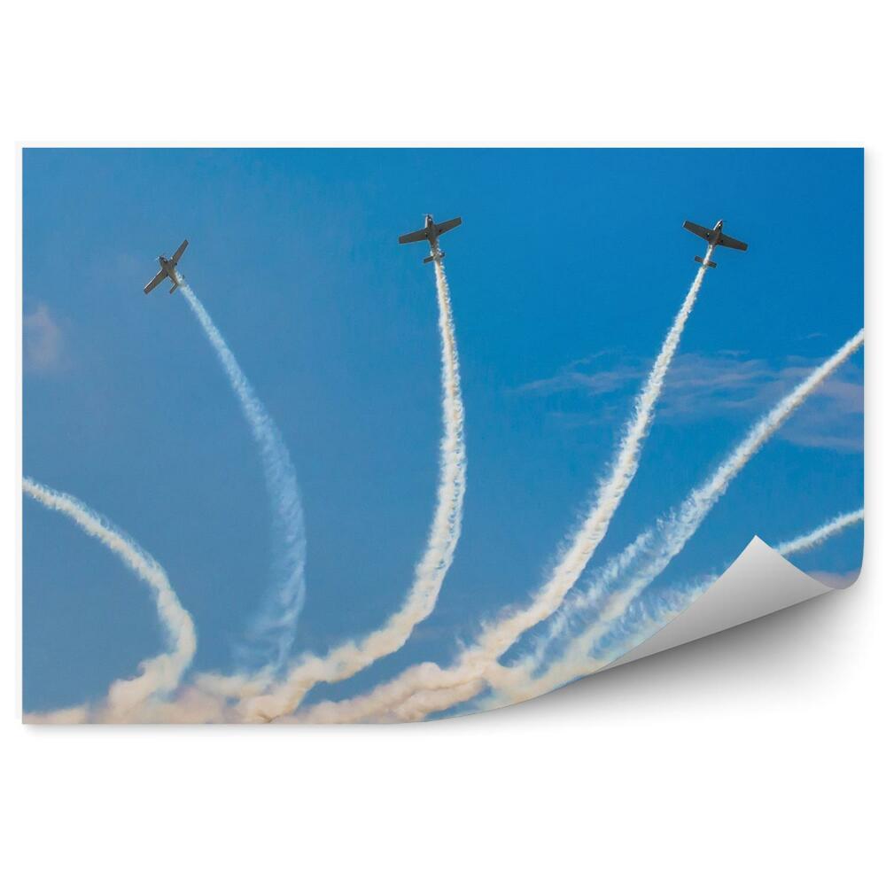 Fototapet Avioane sportive la spectacole aeriene