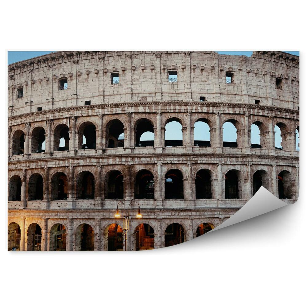 Fototapet Calea cu faruri spre Colosseum