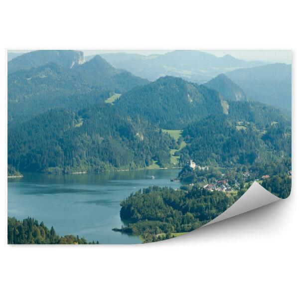 Fototapet pentru perete Panorama Lacului Czorsztyn Niedzica Pieniny