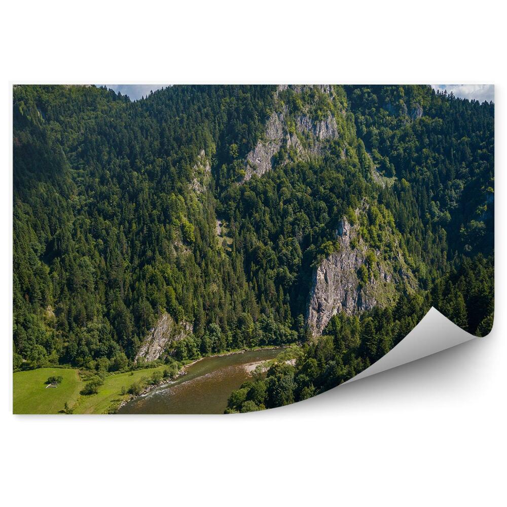 Decor fototapet Vedere Aeriană A Râului Dunajec Din Munții Pieniny