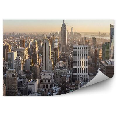 Fototapet perete Vedere Aeriană A Zgârie-Norilor Din Manhattan New York