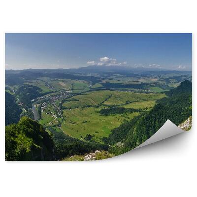 Fototapet perete Vedere Panoramică La Munte Pieniny, Panorama Stânci