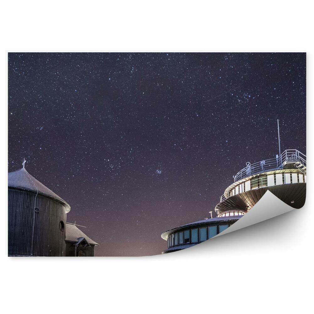 Fototapet pentru perete Stelele Nopții Luminează Sudetele