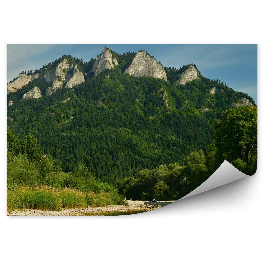 Fototapet vintage Panoramă Cu Vedere La Cele Trei Coroane Ale Munților Pieniny