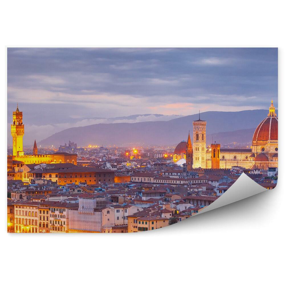 Fototapet perete Vedere Aeriană Catedrala Din Florența Santa Maria Del Fiore Clădiri