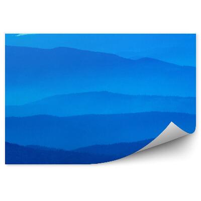 Fototapet perete Cer Albastru De Seară În Carpați