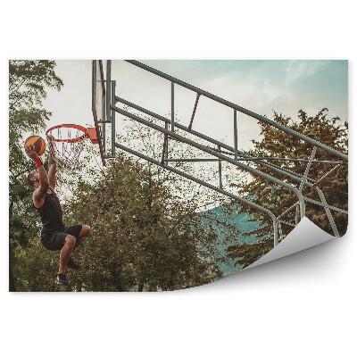 Decor fototapet Baschet baschet baschet baschet baschet copaci clădire bancă