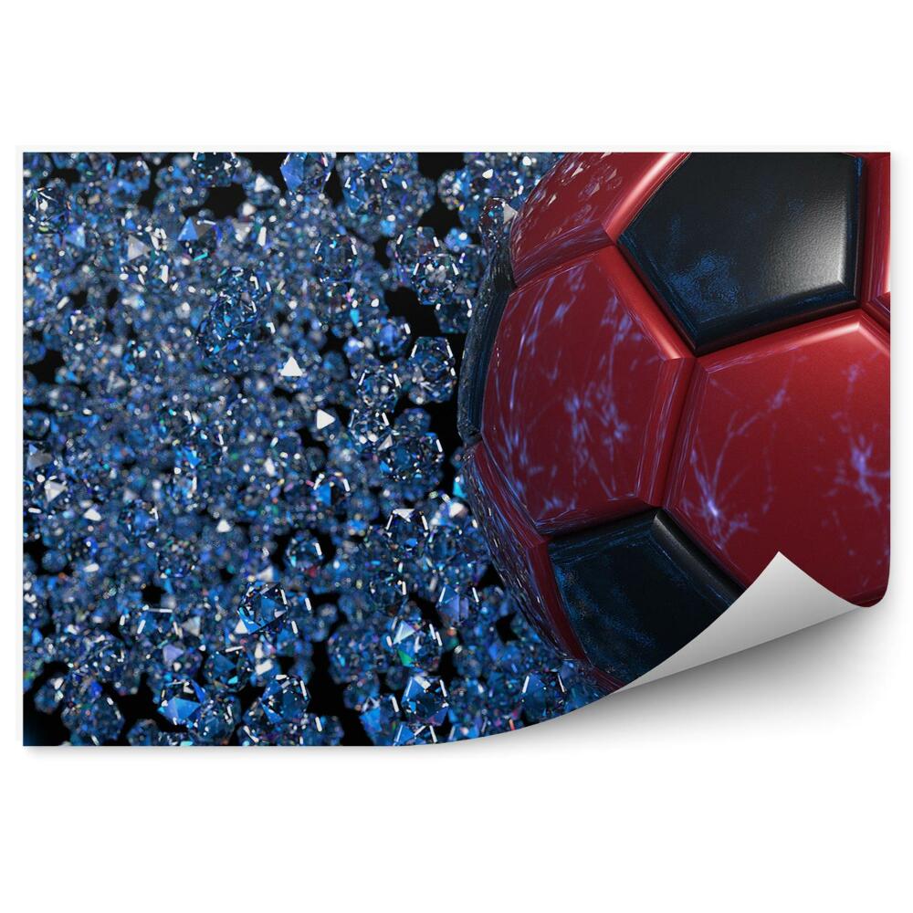 Fototapet vintage Fotbal picătură cristale lumini de cristal