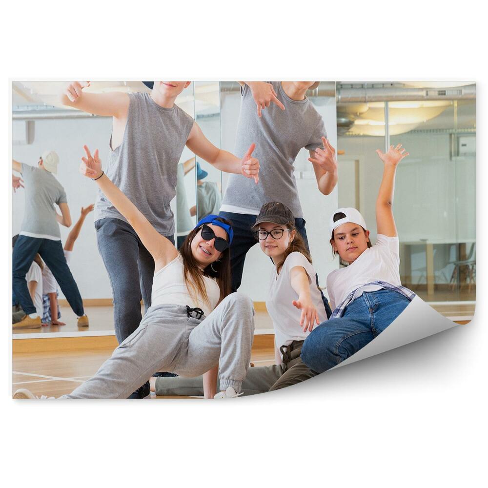 Decor fototapet Adolescent dansator hip-hop