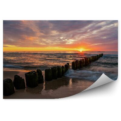 Fototapet perete Plaja De Nisip De Pe Malul Mării