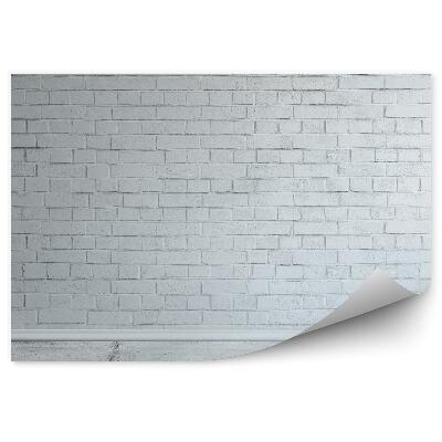 Fototapet vintage O Cameră Cu Podea De Piatră Și Perete De Cărămidă