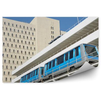 Fototapet Tren metrou transport urban