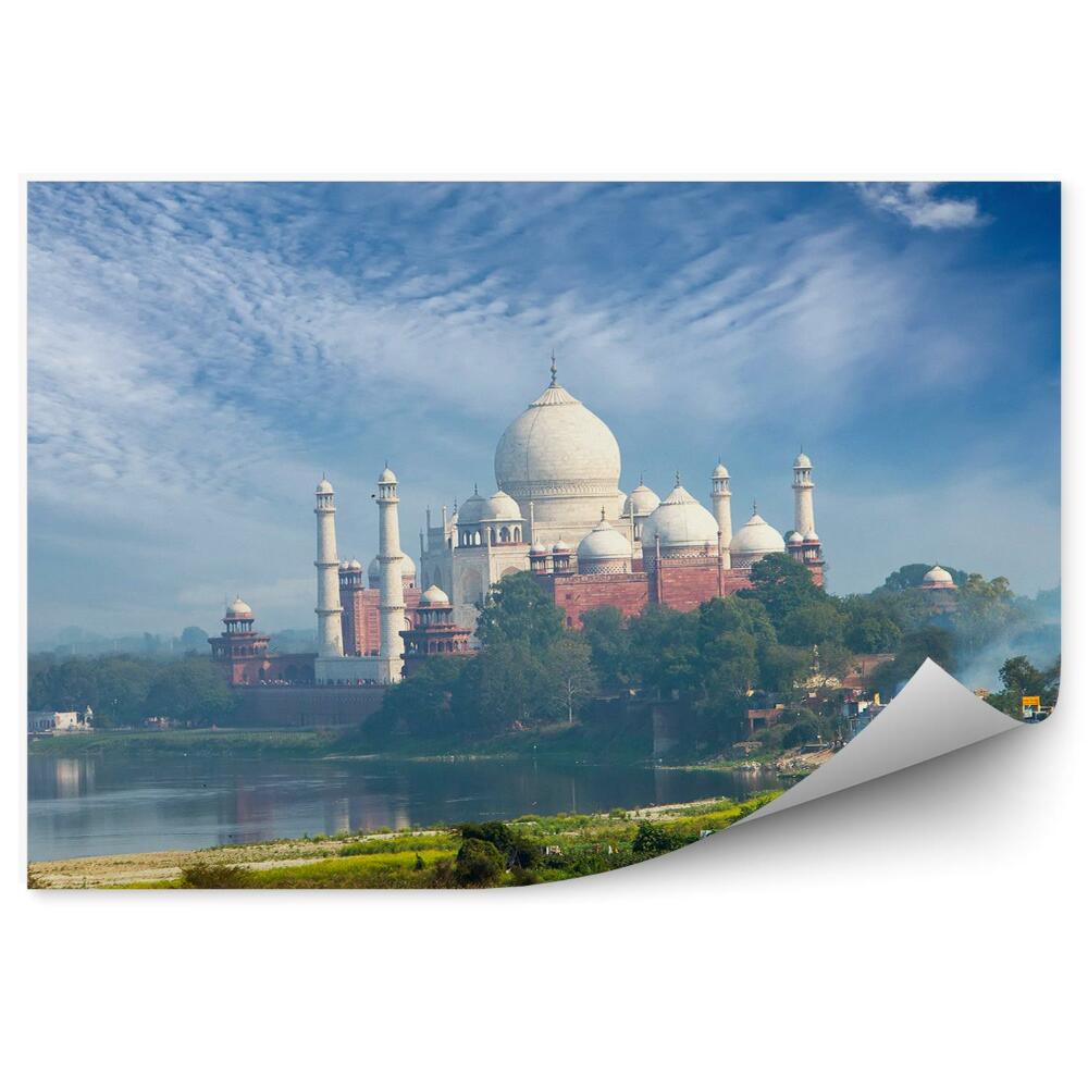 Fototapet perete India natură verde Taj Mahal