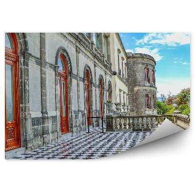 Fototapet vintage Hill castel terasa natura mexic