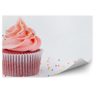 Fototapet Deserturi de copt cu frișcă roz