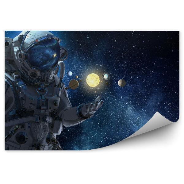 Fototapet pentru perete Astronauți Planete Soare Cer Stele