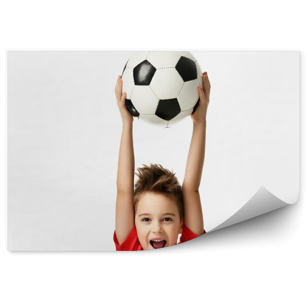 Fototapet Micul fan de fotbal