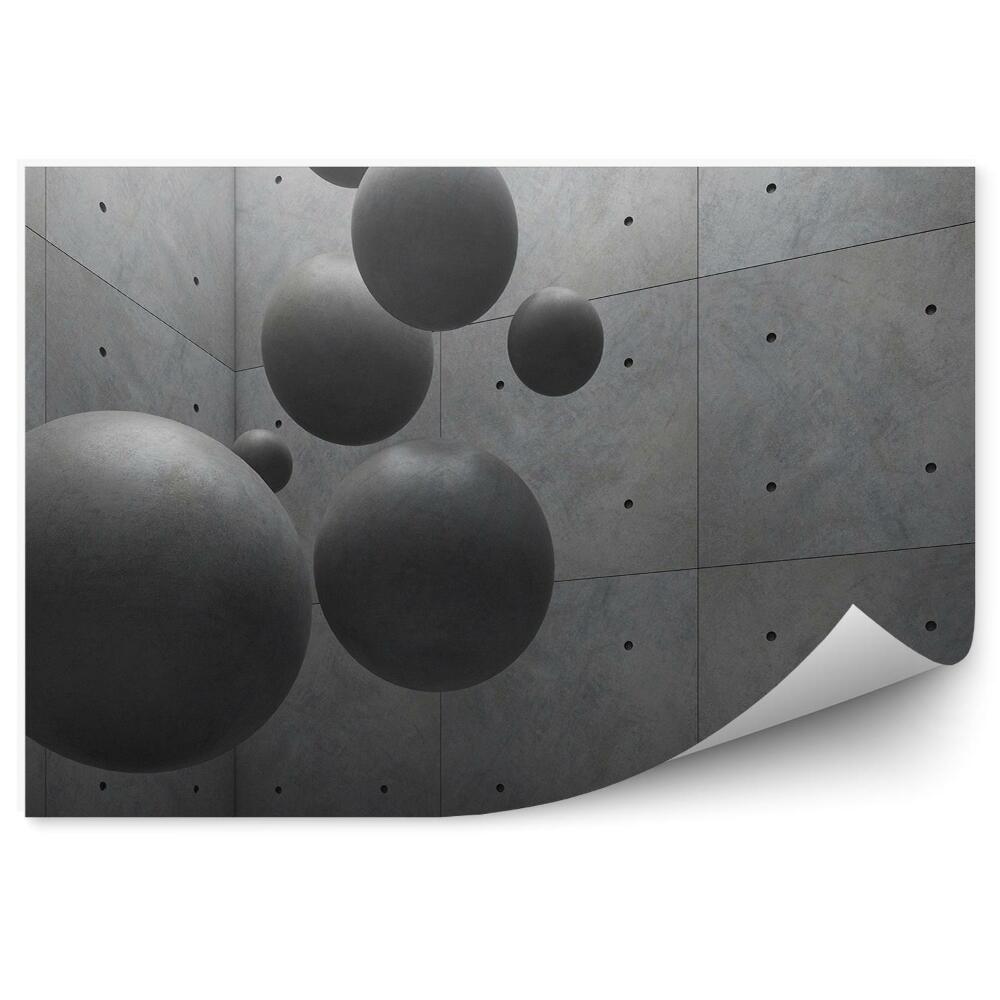 Decor fototapet Arhitectura Spatiala Sfere De Ciment