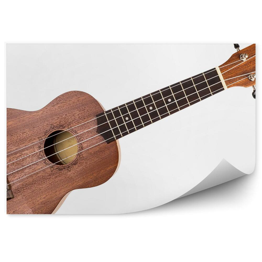 Decor fototapet Ukulele Maro Closeup Fundal Alb