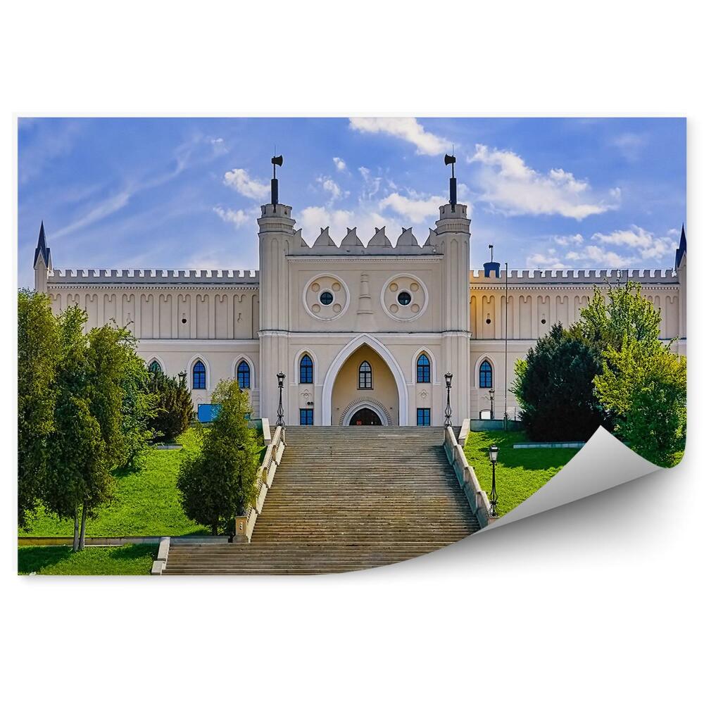 Decor fototapet Poarta principală a castelului Lublin scara de intrare a castelului Lublin