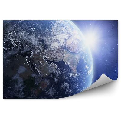 Fototapet 3D Planetă Pământ Spațiu Cer Stele