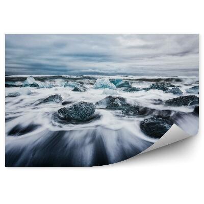 Fototapeta La laguna di jokulsarlon islandia