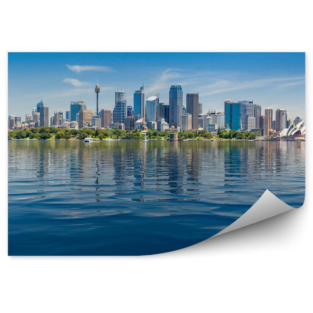 Fototapet pentru perete Zgârie-Nori Din Orașul Sydney Opera Ocean