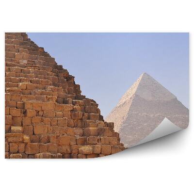 Decor fototapet Clădire de cărămidă piramidă cadru apropiat