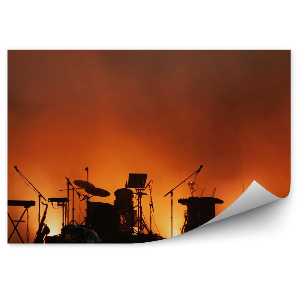 Decor fototapet Scena Goală Concert Oameni Club Muzică