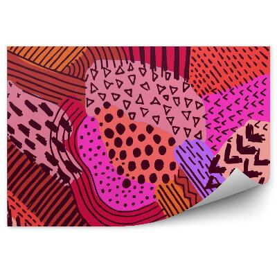 Fototapet vintage Model geometric, forme, artă, fundal geometric, mozaicuri