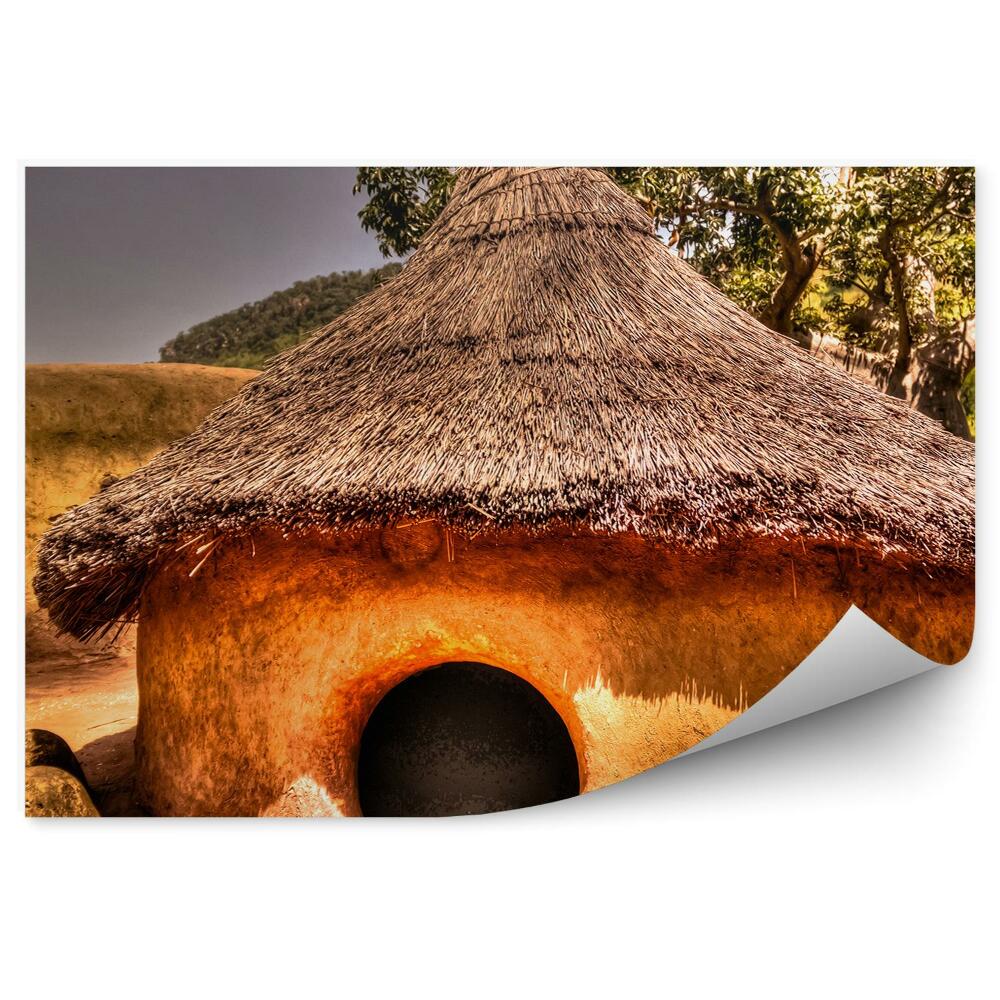 Fototapet Togo Africa casa sat natura