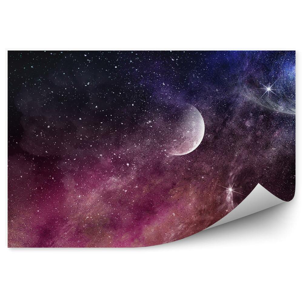 Fototapet vintage Planete Univers Cer Stele Cosmos Spațiu Exterior