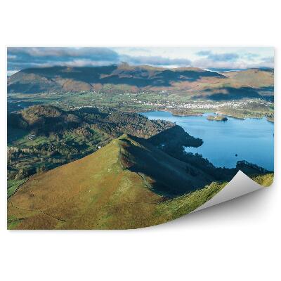 Decor fototapet Vedere Panoramică La Lacuri Și Dealuri