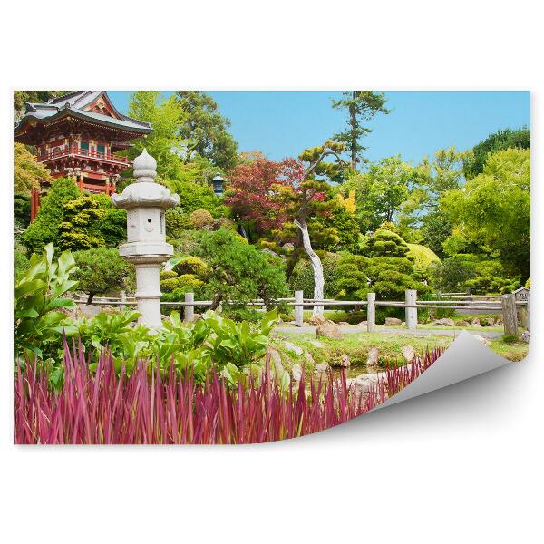 Fototapet Vegetația Arborilor Din Grădina De Ceai Japoneză
