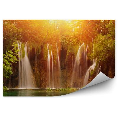 Fototapet perete Cascade În Parcul Național Al Croației