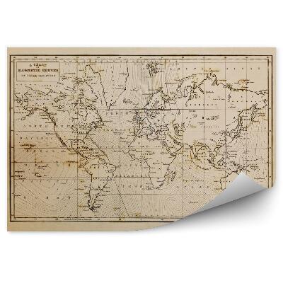 Fototapet perete Harta Lumii Vechi