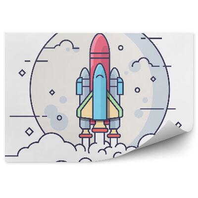 Fototapet perete Nori lunar rachete spațiale